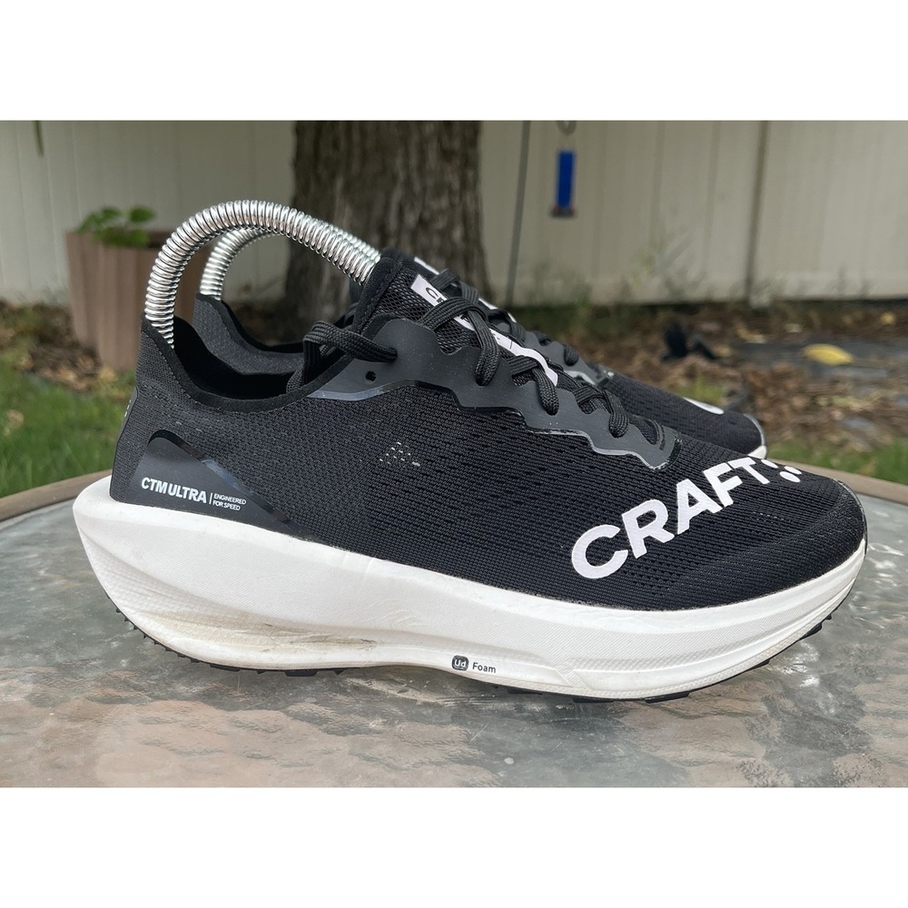Craft Womens CTM Ultra 2 Ud Foam Mesh Running Shoes Black White US 7.5 EU 38.75